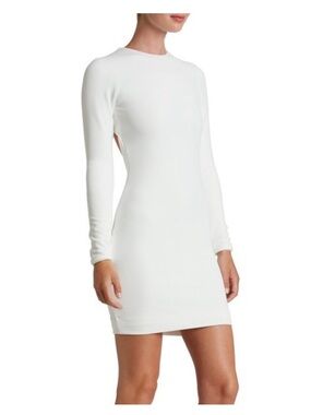 Dress the Population‎ Tori Bodycon dress Luminous Golden White size XL